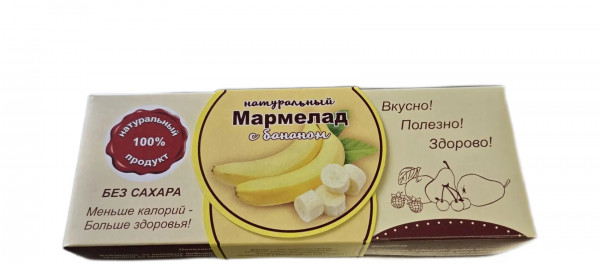 №2 Мармелад натуральный "Банан" 140г  в Керчи