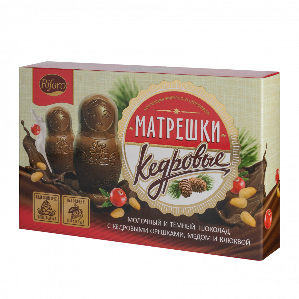 Риф и ко Конфеты "Матрёшки кедровые" 100г           в Керчи
