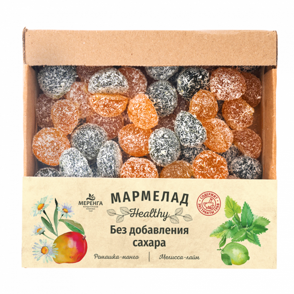  Меренга Мармелад в кокосовой обсыпке Ромашка+Мелисса , 800г     в Керчи
