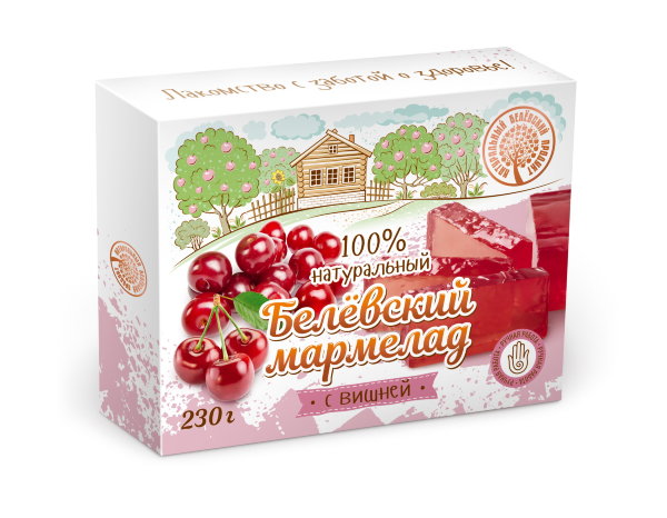 №2 Мармелад белевский "Вишня" 230г в Керчи
